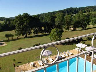 Salies-de-Béarn Brit Hotel Du Golf Le Lodge מראה חיצוני תמונה